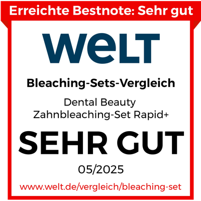 WELT Bleaching-Sets-Vergleich 05/2025: Bestnote Sehr gut